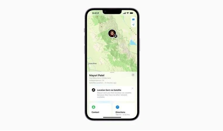 青秀苹果14维修分享iPhone14系列中 FindMy功能通过卫星分享位置方法教程 